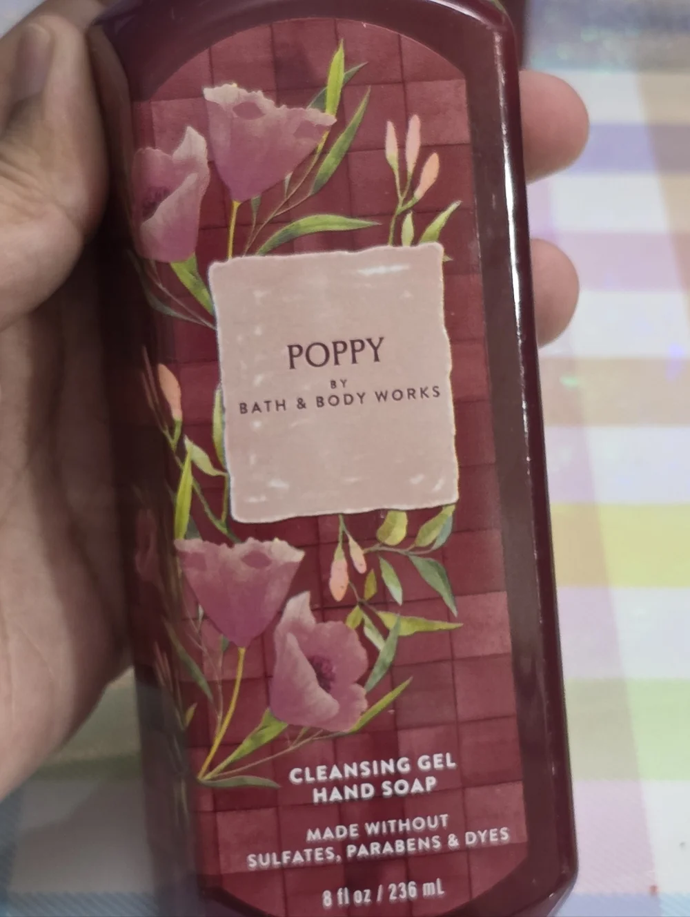Bath & Body Works Poppy Cleansing Gel Hand Soap Set of 2 NEW RARE